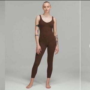 NWOT Lululemon Align Bodysuit 25” Java